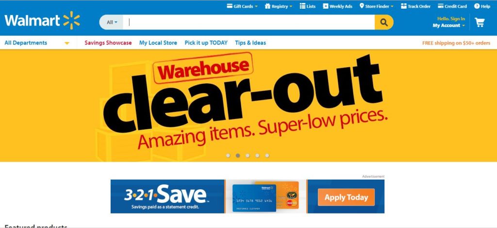 Walmart Low Price Branding
