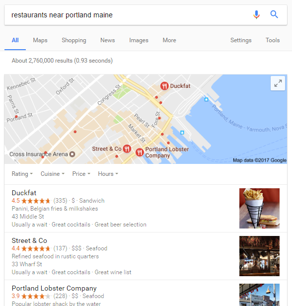 Rank higher in local search engine results with Google My Business.