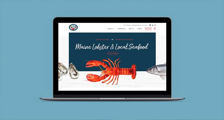Create better branding online for your seafood business.