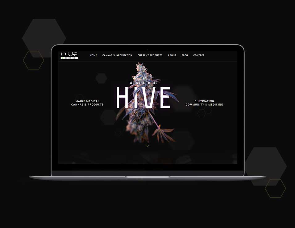 Hive Medicinal Marijuana Website Design